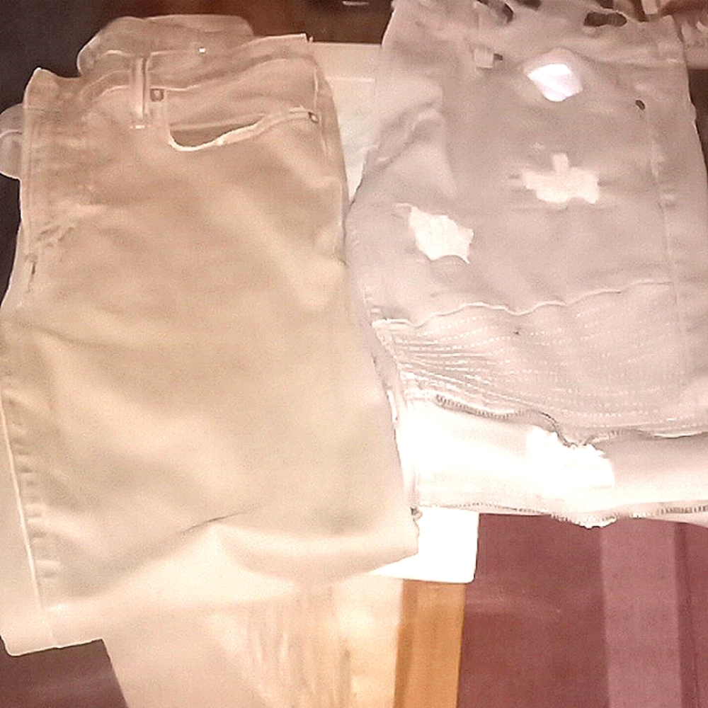 Two pairs of beige men size 30 jeans